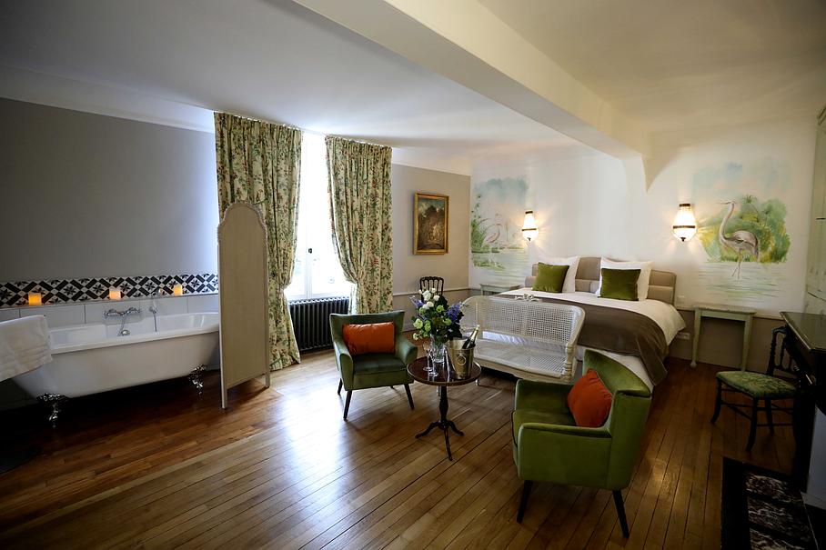 La chambre en configuration deux lits simples
